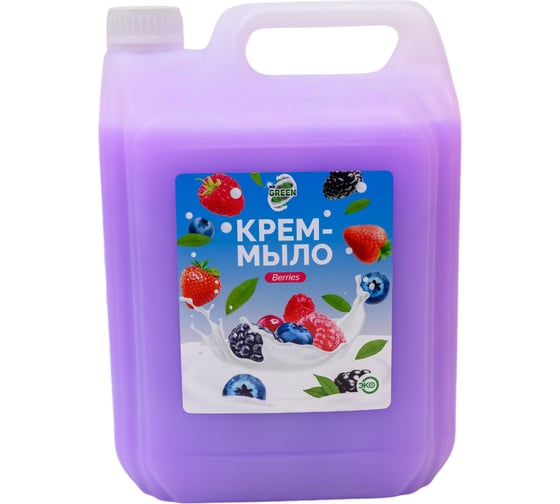 Увлажняющее крем-мыло MR.GREEN Berries 5 л ПНД 71339