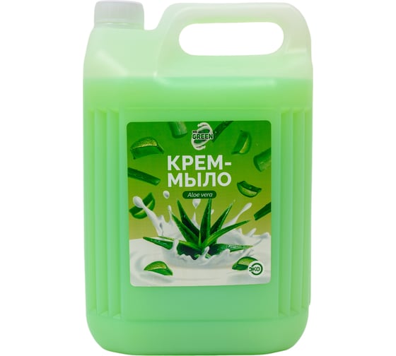 Увлажняющее крем-мыло MR.GREEN Aloe Vera 5 л ПНД 42017