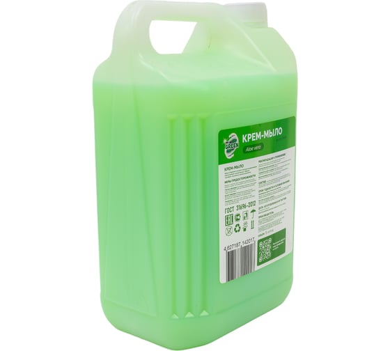 Увлажняющее крем-мыло MR.GREEN Aloe Vera 5 л ПНД 42017