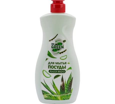 Средство для мытья посуды MR.GREEN Алоэ Вера, 500 мл ПНД 72886