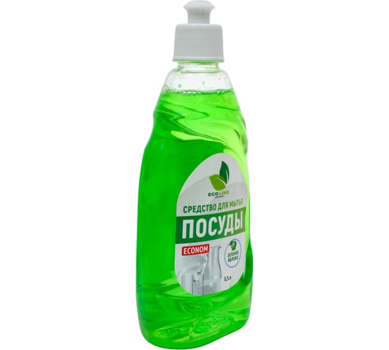 Средство для мытья посуды Neoline "ECONOM зелёное яблоко"500мл. 140025