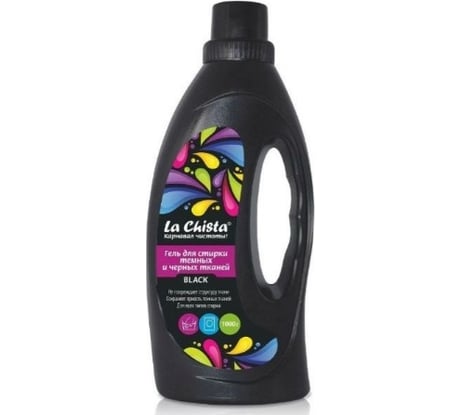 Гель для стирки Lachista BLACK для темных и черных тканей 1л 870486