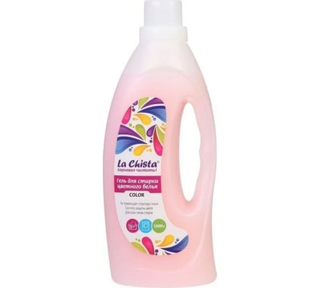 Гель для стирки Lachista Color для цветного белья 1л 870493