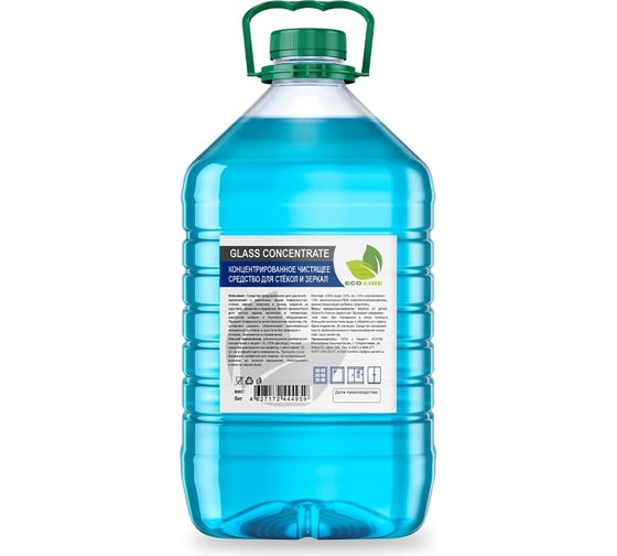 Средство для очистки стекол и зеркал NEOLINE GLASS CONCENTRATE 5 кг (13506) 130402 1
