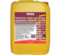 Удалитель солей и нитратных выделений на фасадах Pufas 10л тов-132102