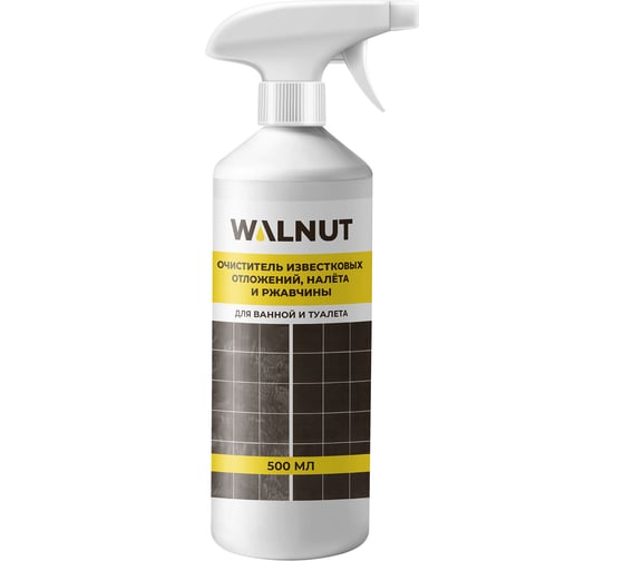 Универсальное чистящее средство от известкового налета WALNUT 500 мл WLN0394 1