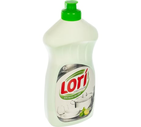 Средство для мытья посуды Grass LORI Premium Лайм и мята, 500 мл 350102