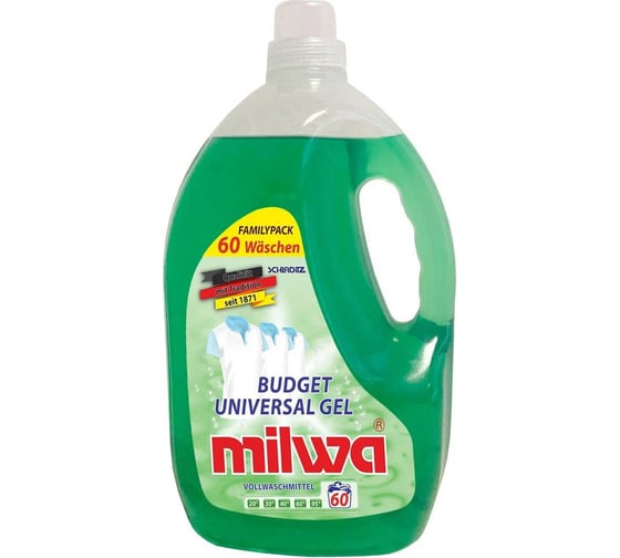 Универсальный гель для стирки Milwa Budget Universal Gel 3 л 1283 1
