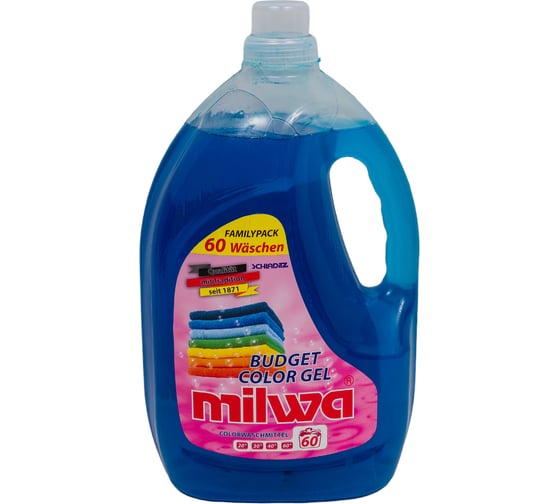 Гель для стирки цветного белья Milwa Budget Color Gel 3 л 1282