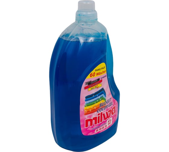 Гель для стирки цветного белья Milwa Budget Color Gel 3 л 1282