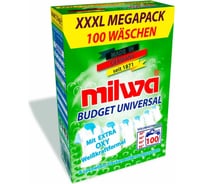 Порошок для стирки белого белья Milwa Budget OXY 7.5 кг 50553