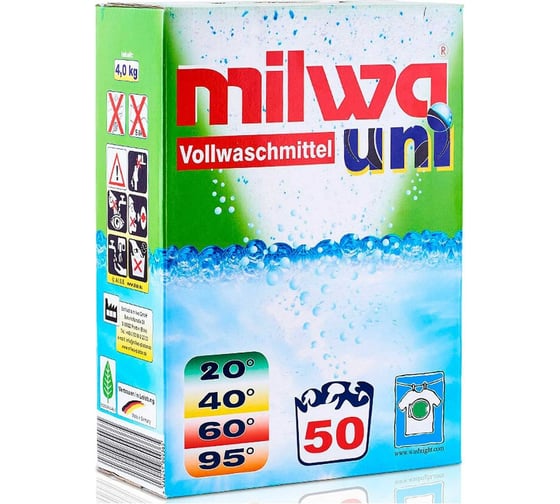 Универсальный стиральный порошок Milwa 4 кг 491