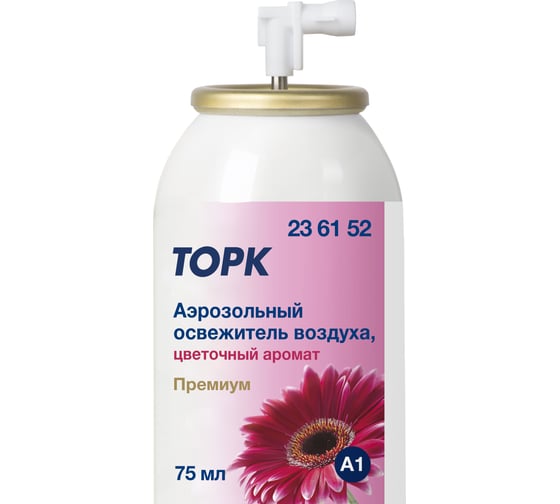 Аэрозольный освежитель воздуха TORK цветочный арт 236152 75 мл А1 25625