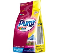 Универсальный стиральный порошок Purox Color 3 кг (пакет) УТ-00013917