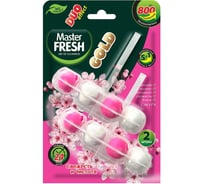 Подвесной блок для унитаза Master Fresh Duo Effect Gold 5 в 1, сакура, 2 шт 263904