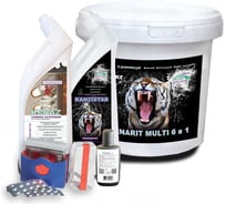 Набор №6 для расконсервации бассейна после зимы KENAZ 5 средств, хлорный дезинфектант, песочный фильтр 809707