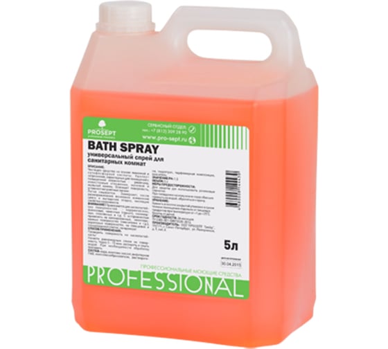 Универсальный спрей для санитарных комнат PROSEPT Bath Spray 5 л 226-5 1