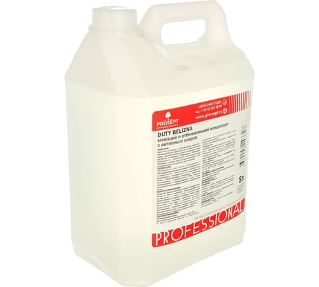 Средство для комплексного мытья и отбеливания поверхностей PROSEPT Duty Belizna 180-5