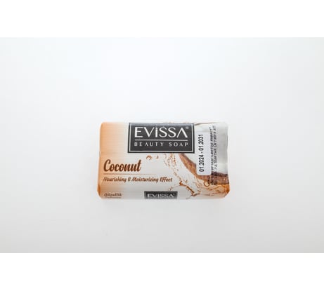 Туалетное мыло в картонной упаковке EVISSА 100 гр. Кокос М5008
