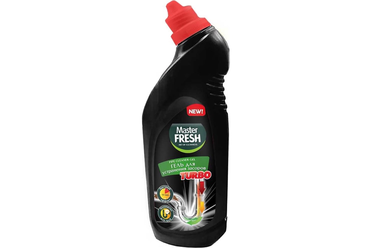 Средство для чистки труб от засоров Master Fresh Turbo 750 мл 263890 ...
