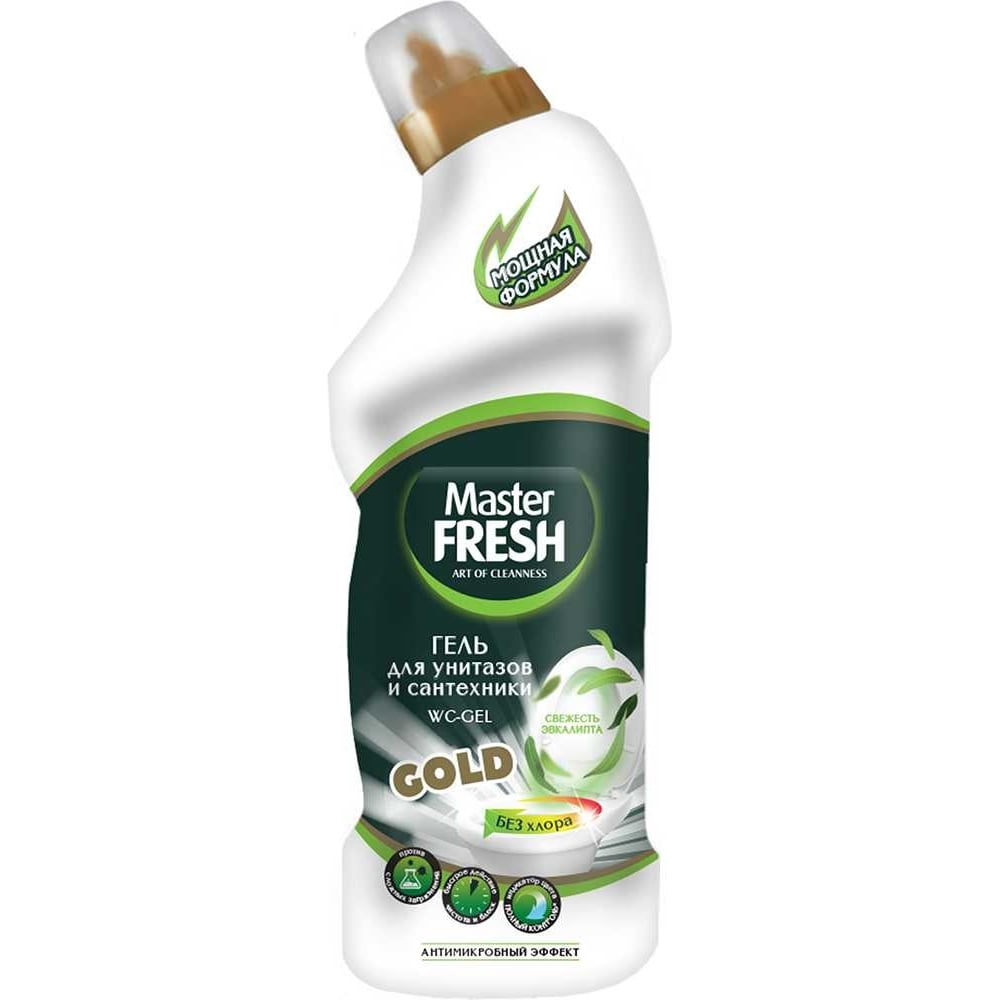 Чистящее средство для сантехники Master Fresh без хлора, 750 мл 263889 ...