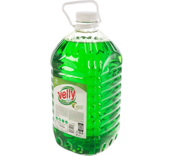 Средство для мытья посуды Grass Velly light зеленое яблоко, 5 кг 125469