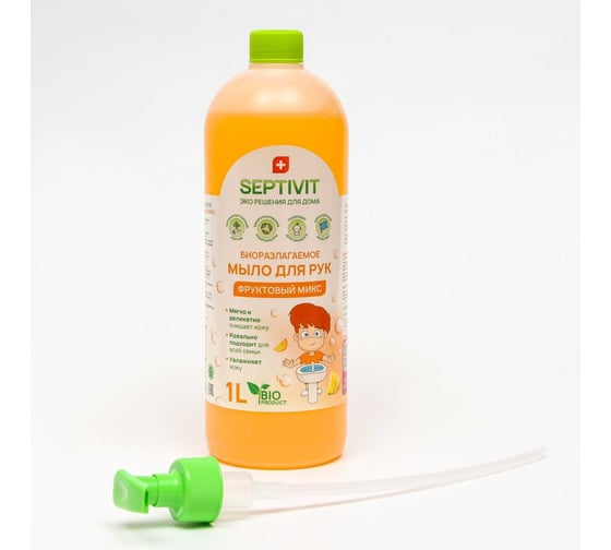 Мыло SEPTIVIT "Фруктовый микс", 1 л 180