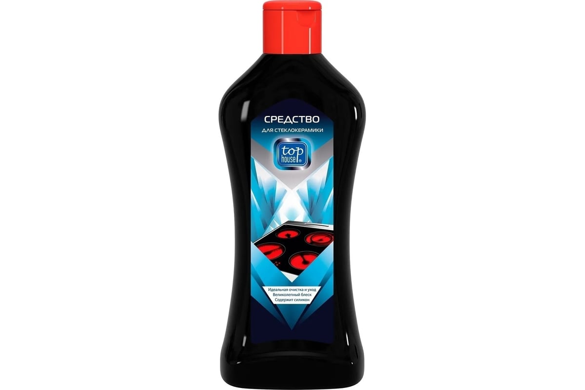 Средство для стеклокерамики TOP HOUSE 300 мл 391138 - выгодная цена ...