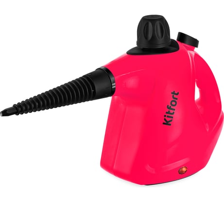 Пароочиститель KITFORT черно-малиновый КТ-9138-1