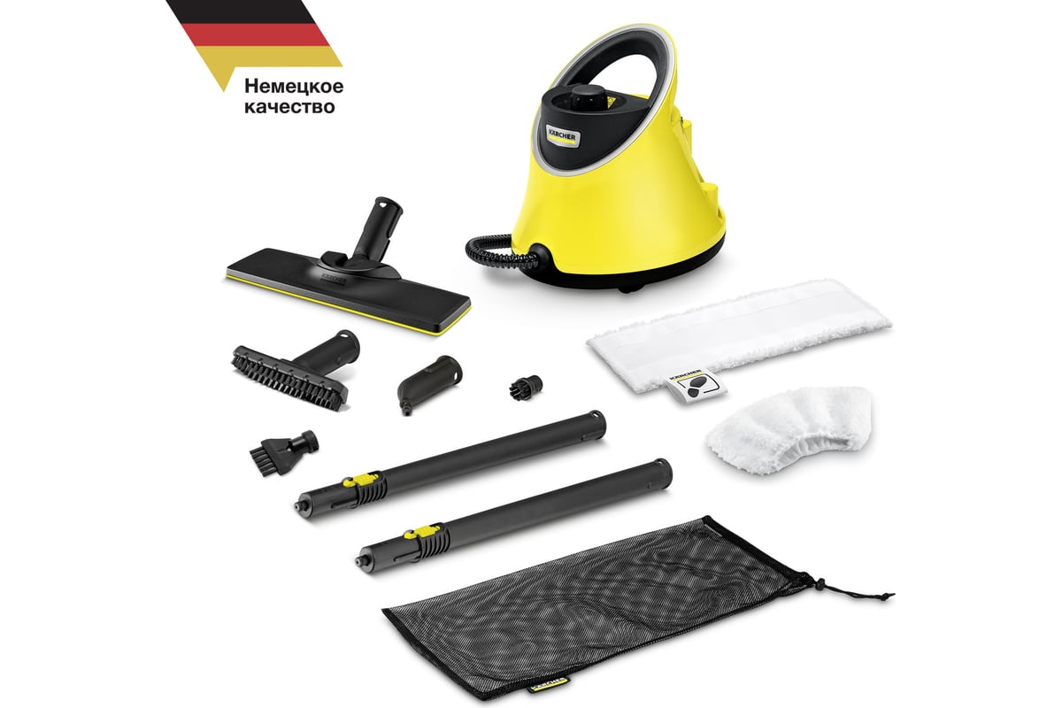 Пароочиститель KARCHER SC 2 Deluxe EasyFix 1.513-243 - выгодная цена,  отзывы, характеристики, 1 видео, фото - купить в Москве и РФ