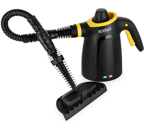 Пароочиститель Kitfort черно-желтый КТ-9170-3