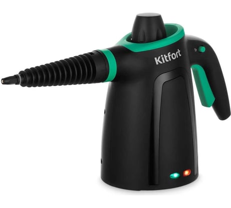 Пароочиститель Kitfort черно-зеленый КТ-9170-2