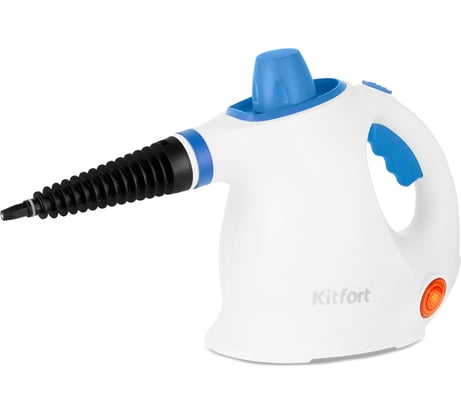 Пароочиститель Kitfort бело-синий КТ-9194-3