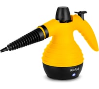 Пароочиститель Kitfort черно-желтый КТ-9193-3