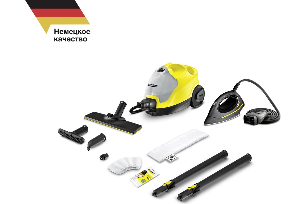 Пароочиститель KARCHER SC 4 EasyFix Iron 1.512-461 - выгодная цена, отзывы,  характеристики, 1 видео, фото - купить в Москве и РФ