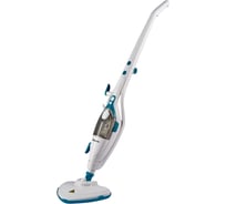 Швабра паровая Bufett SSM 748М, 9 насадок, 400мл, 1500Вт, бело-бирюзовая 640748