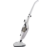 Швабра паровая Bufett SSM 749М, 9 насадок, 400мл, 1500Вт, бело-черная 640749