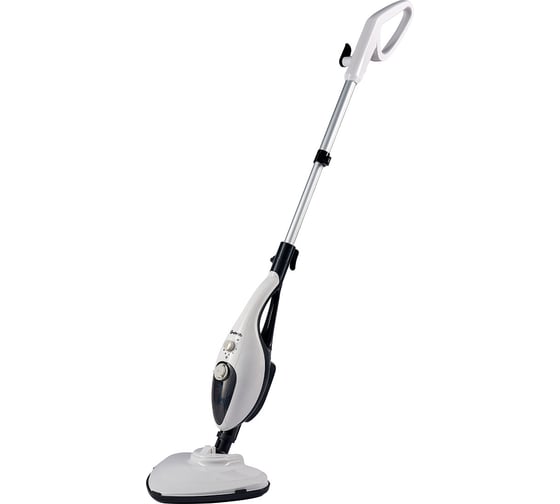 Швабра паровая Bufett SSM 746, 9 насадок, 350мл, 1500Вт, бело-черная 640746 1