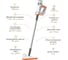 Паровая швабра ENDEVER Odyssey Q-621, белый/оранжевый цвет, 1500 Вт 90302 3