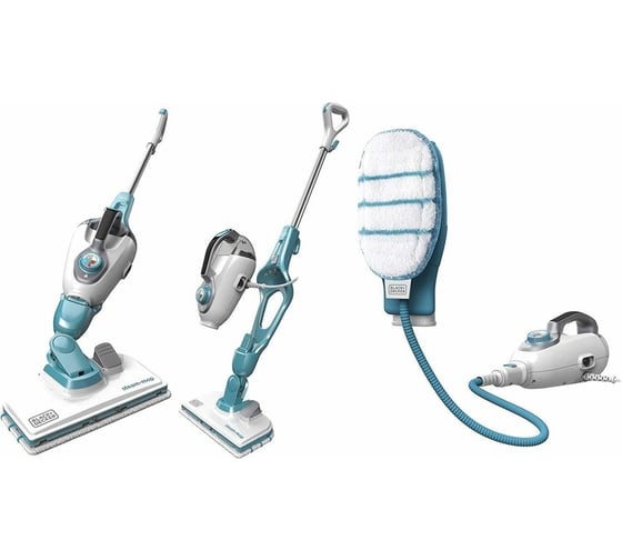 Пароочиститель BLACK&DECKER 1300W SteamMop&SteaMitt FSMH13101SM