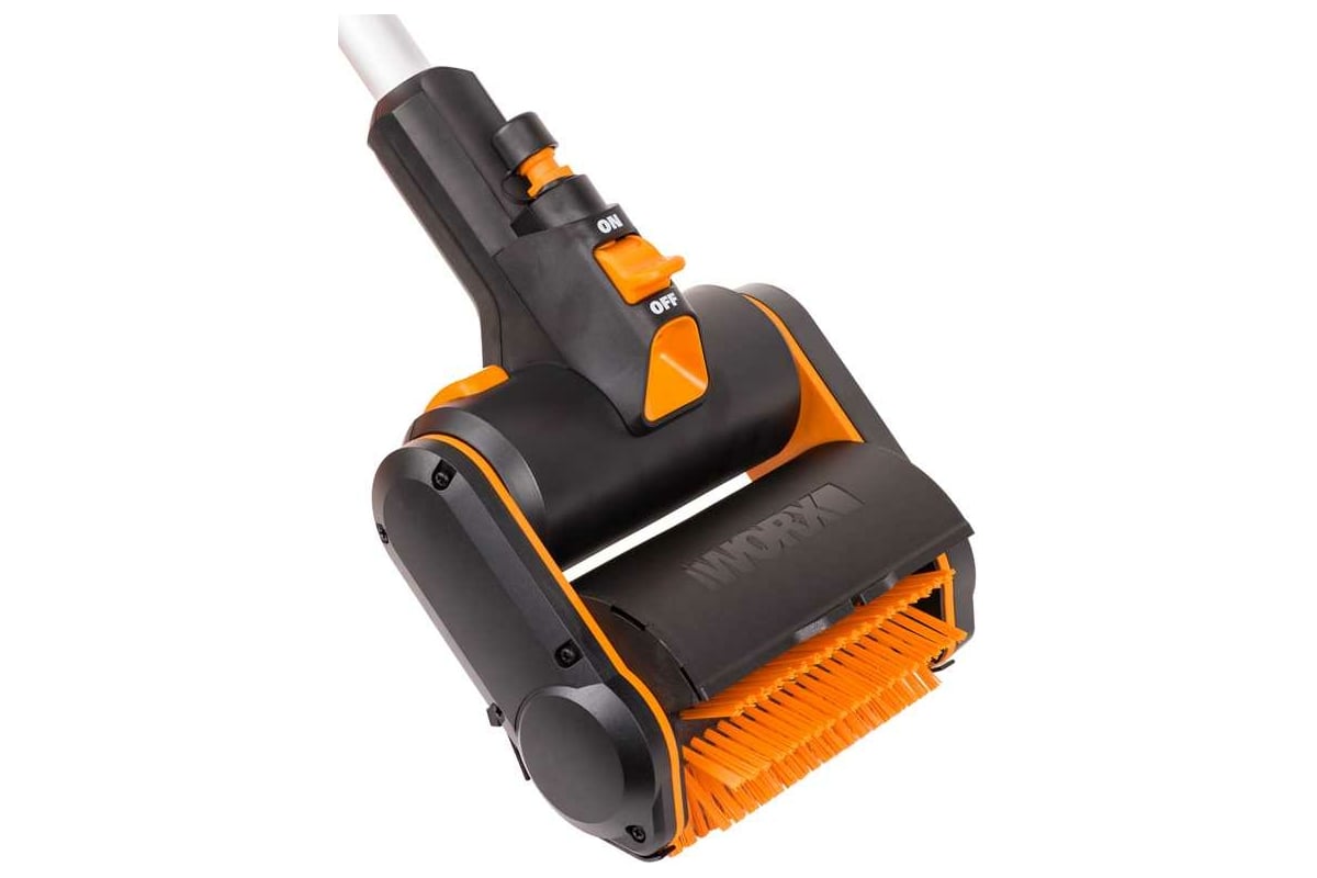 Щетка для чистки дорожек WORX 20В, 4Ач х1 ЗУ коробка WG441E