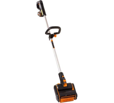 Щетка для чистки дорожек WORX 20В, 4Ач х1 ЗУ коробка WG441E