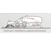 Ручная подметальная машина с двумя боковыми щетками Kranzle