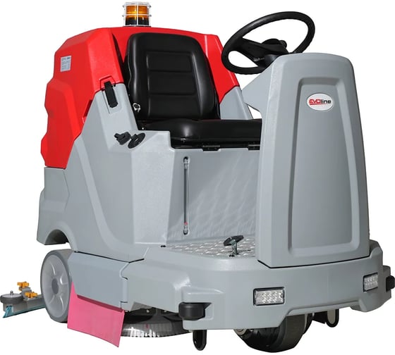 Поломоечная машина аккумуляторная с сиденьем Evoline SDB 860 T с литиевой АКБ и ЗУ SDB860T-LI 1