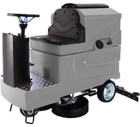 Аккумуляторная поломоечная машина с местом оператора Метлана М130 промо серая М6601