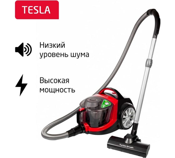 Пылесос ARNICA Tesla с циклонным фильтром красный ET14310