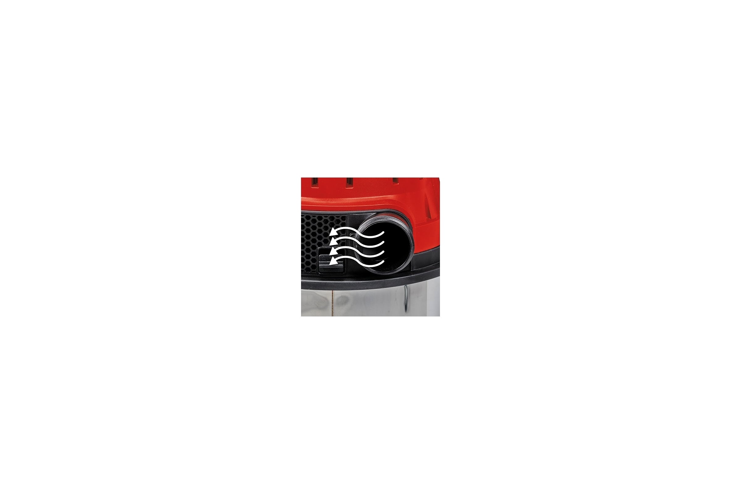 Строительный пылесос Einhell te-vc 2230 sacl,1400 Вт, 220 мбар, 30 л, очистка фильтра, розетка 2342465 — фото 3