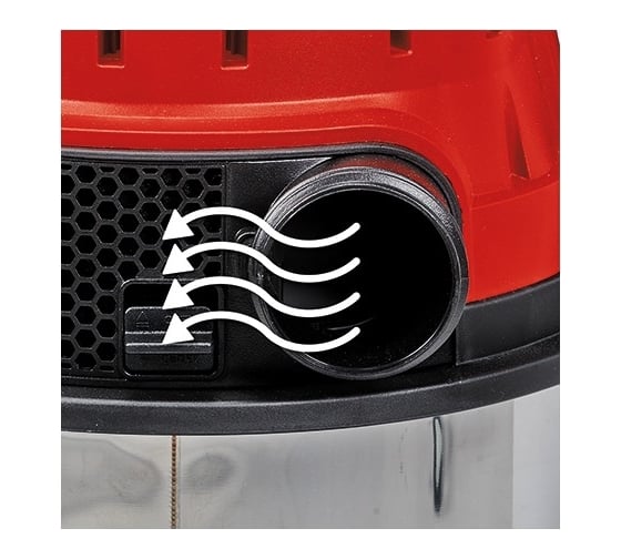 Строительный пылесос Einhell te-vc 2230 sacl,1400 Вт, 220 мбар, 30 л, очистка фильтра, розетка 2342465