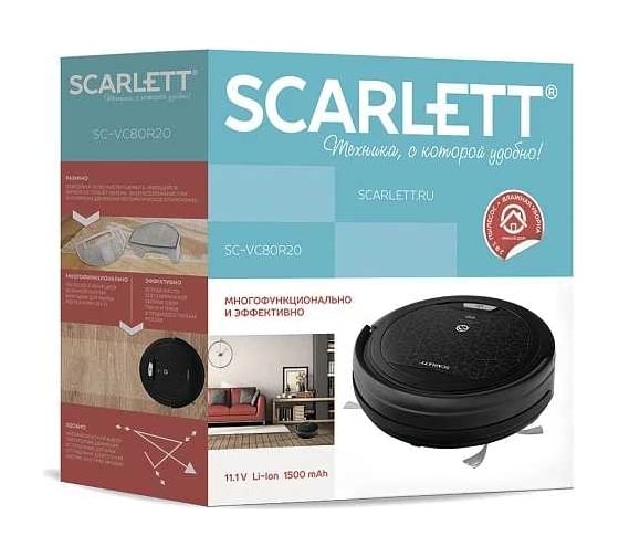 Пылесос-робот Scarlett SC-VC80R20
