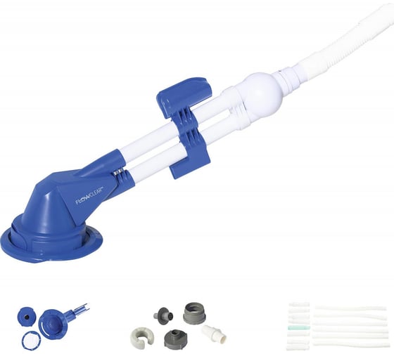 Пылесос Bestway Automatic Pool Cleaner подключается к фильтр-насосу, + шланги и переходники 58304 BW 1